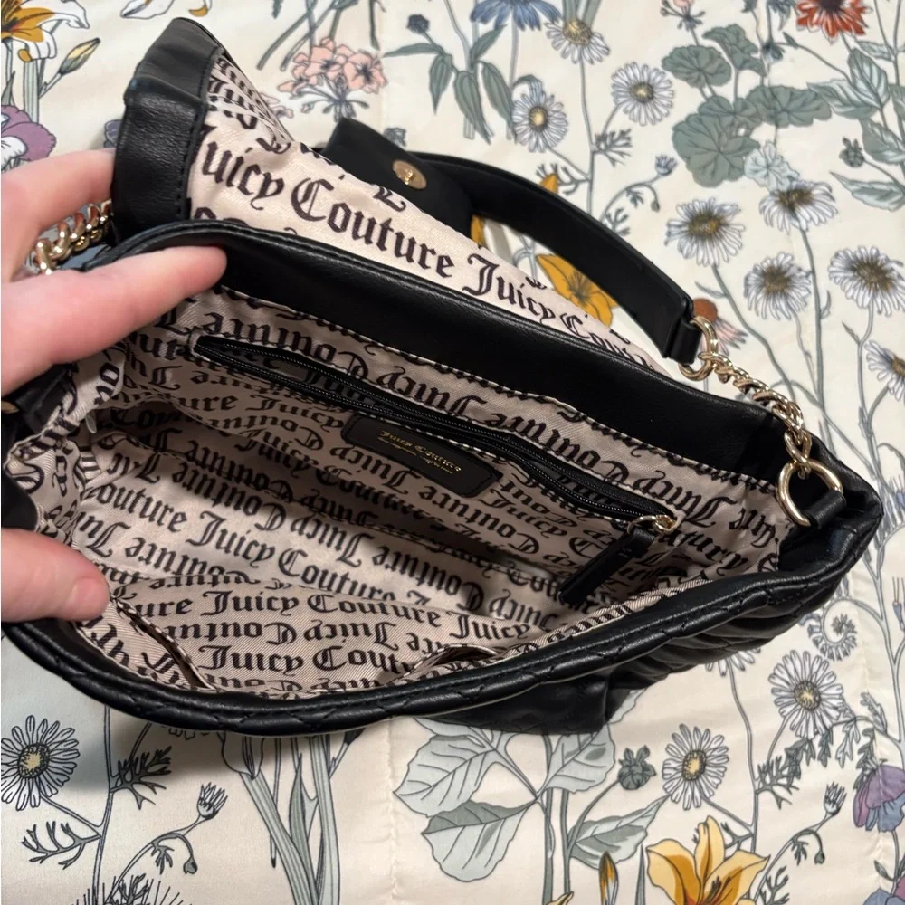 Juicy Couture Black Quilted Shoulder Bag - Picture 3 of 4